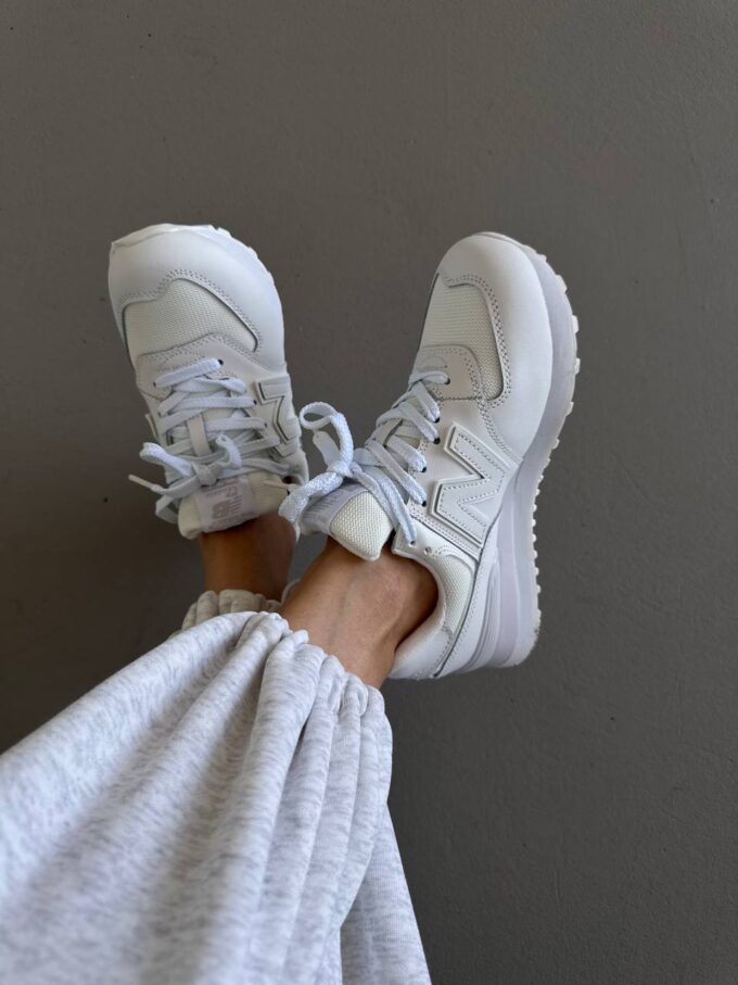 New Balance 574 Light Grey/Gold - Зображення 5