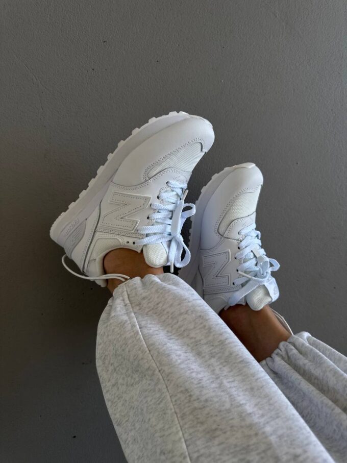 New Balance 574 Light Grey/Gold - Зображення 6