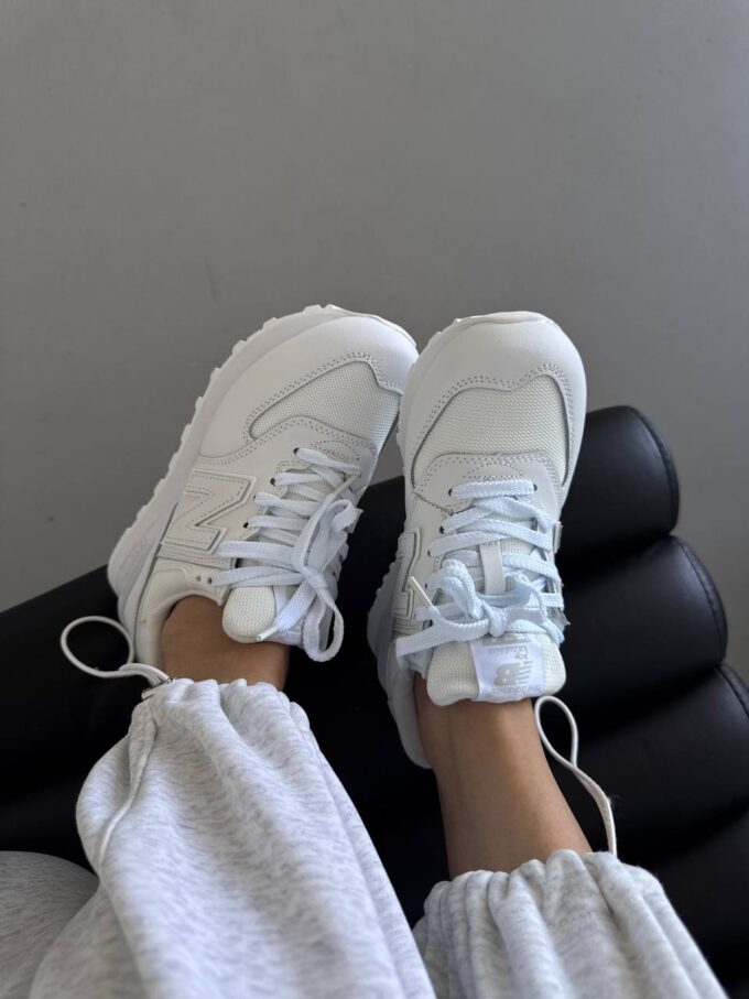 New Balance 574 Light Grey/Gold - Зображення 4