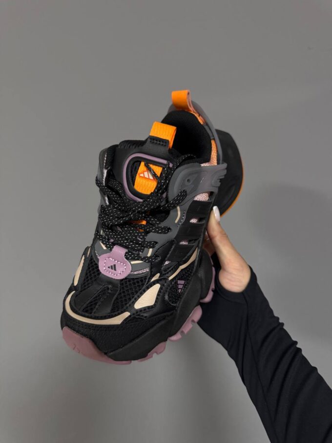 Adidas XLG Runner Black / Orange / Lilac - Зображення 2