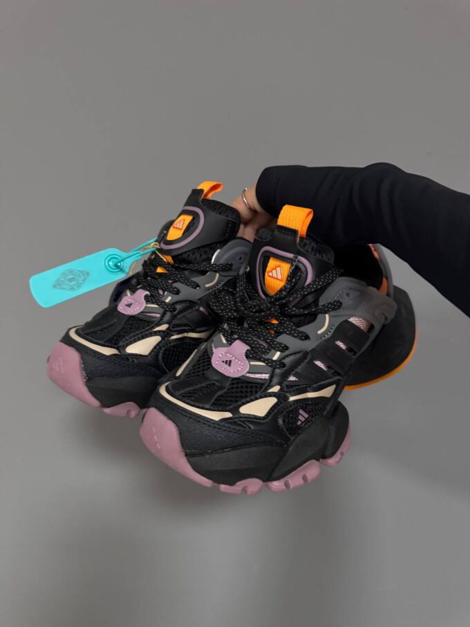 Adidas XLG Runner Black / Orange / Lilac - Зображення 3
