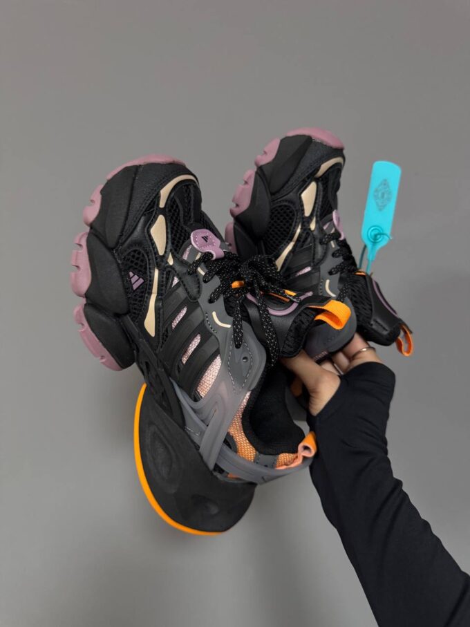 Adidas XLG Runner Black / Orange / Lilac - Зображення 4