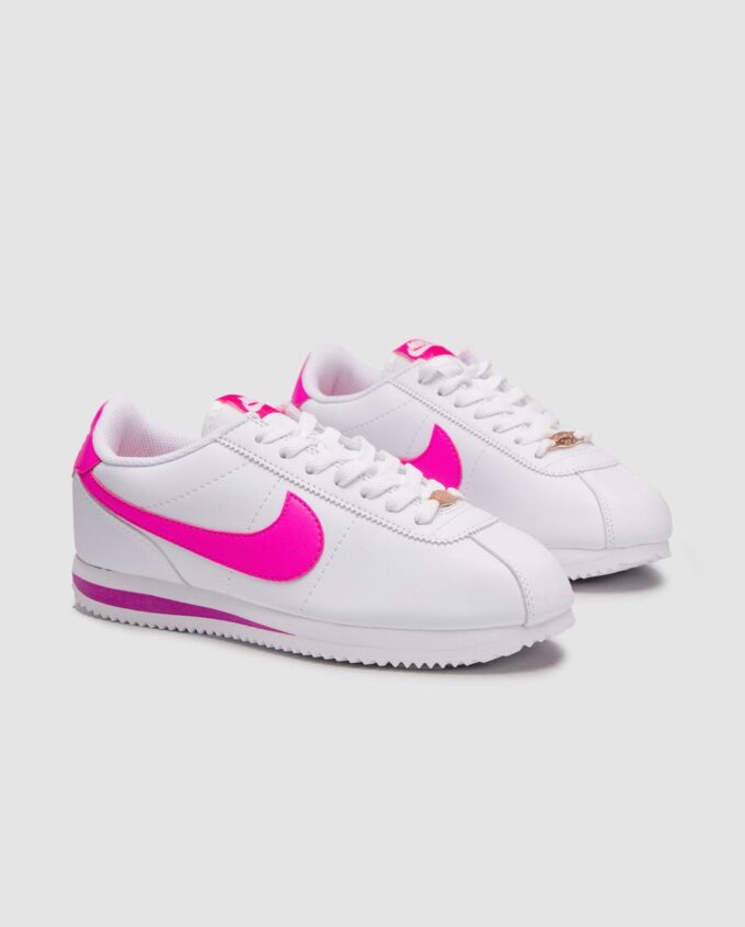 Nike Cortez GS White Laser Fuchsia - Зображення 3
