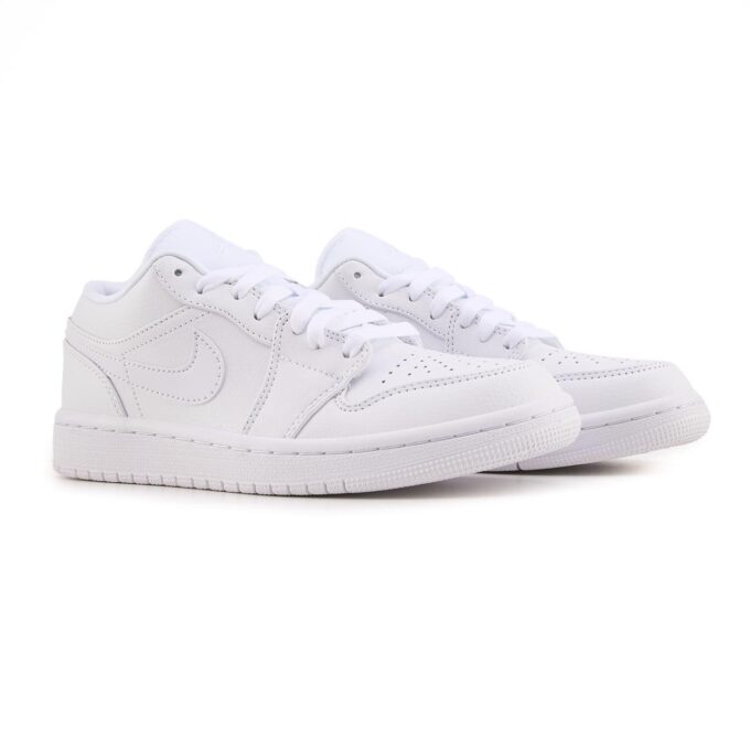 Nike Air Jordan Retro 1 Low Full White - Зображення 3