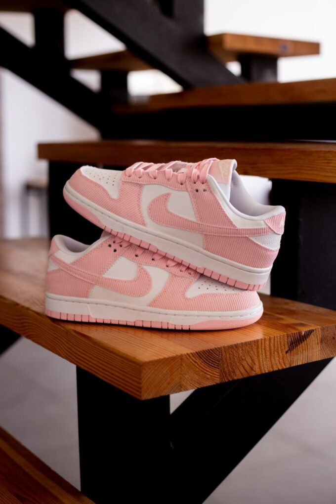 Nike Dunk Low Pink Corduroy - Зображення 5