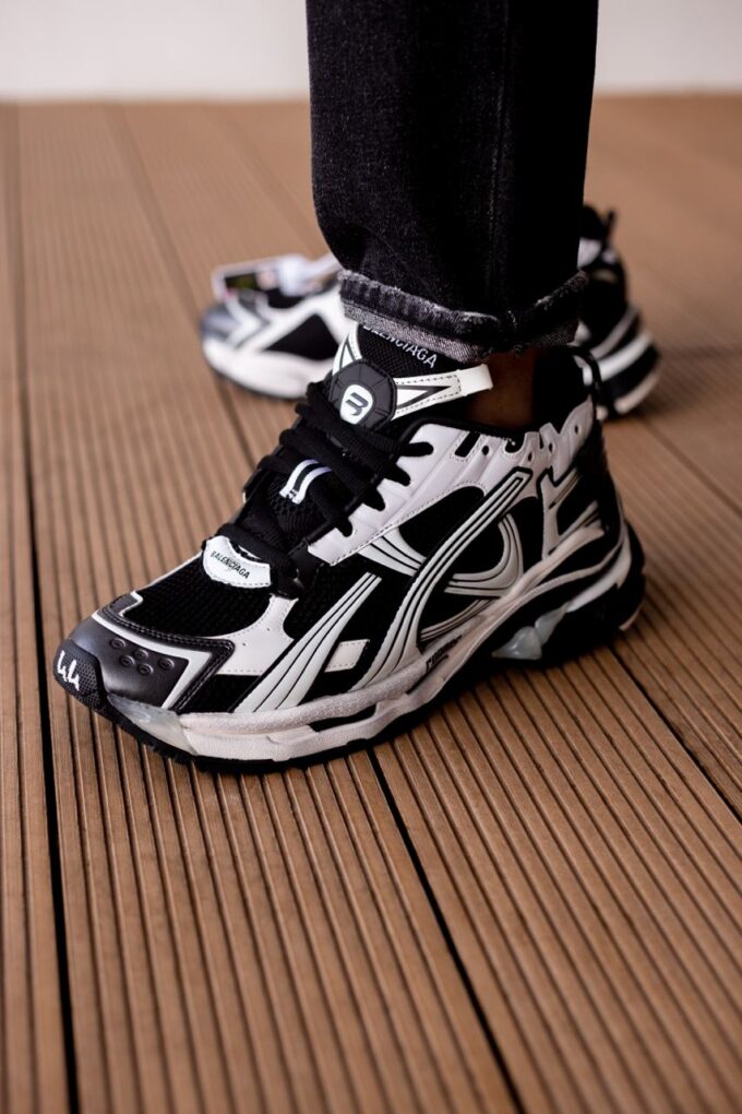 Balenciaga Runner Black/White - Зображення 3