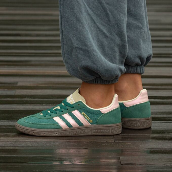 Adidas Spezial Green Rose Suede