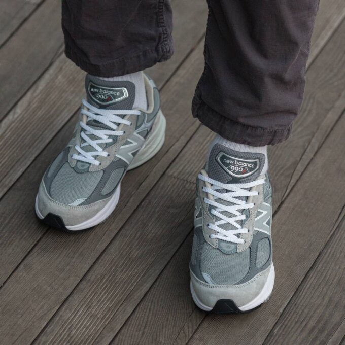 New Balance 990 v3 White Grey - Зображення 4