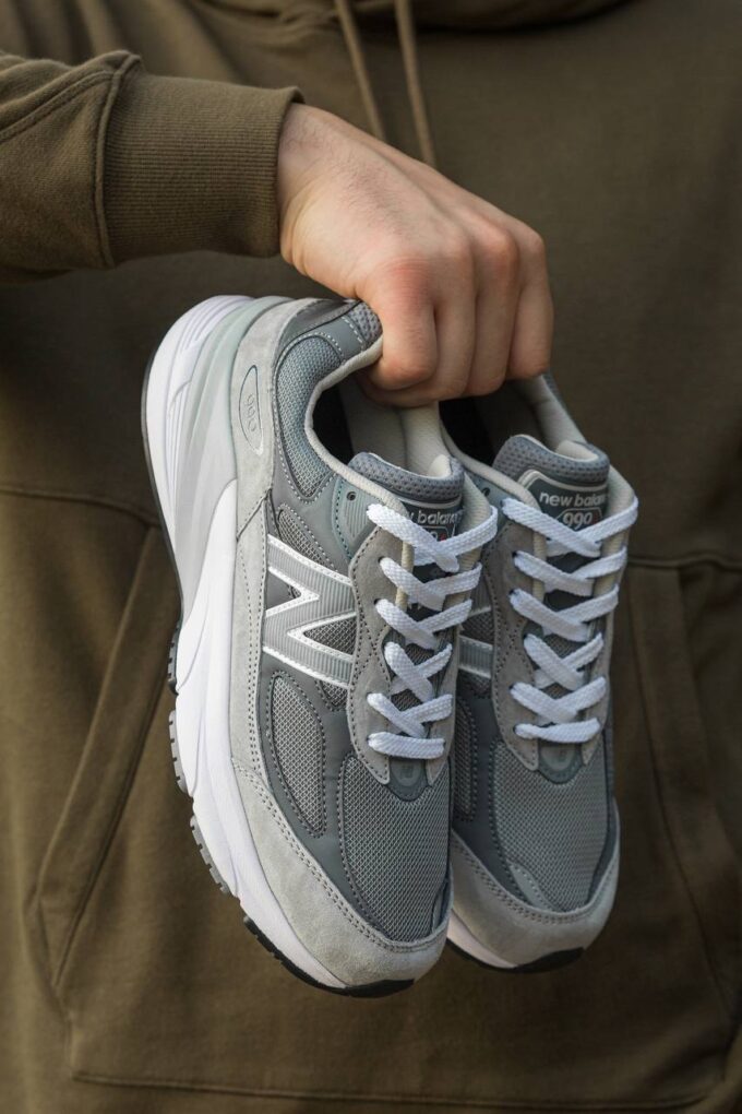 New Balance 990 v3 White Grey - Зображення 8