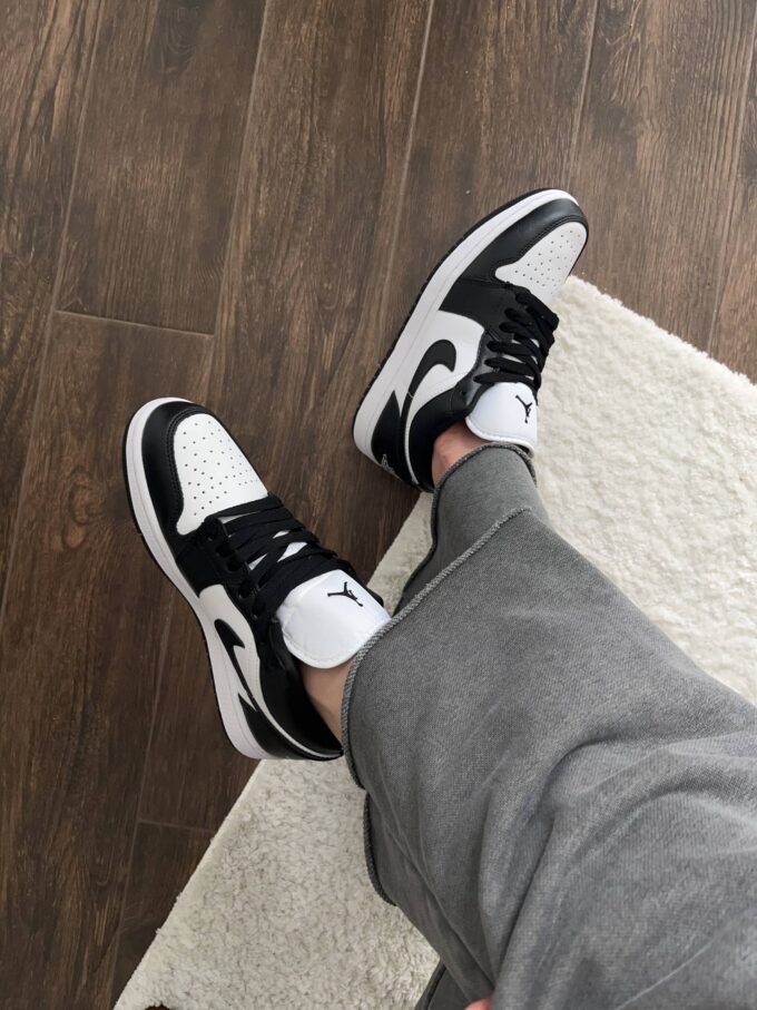 Jordan 1 Low Black White - Зображення 4