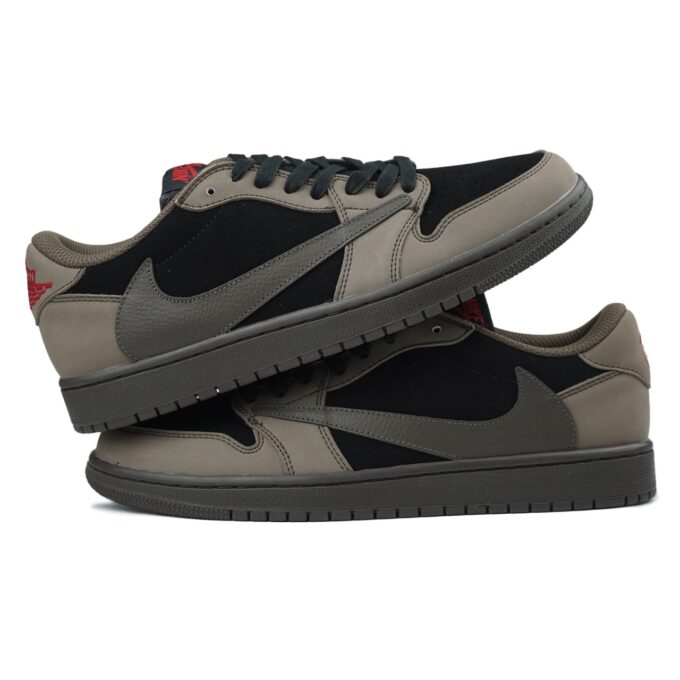 Nike Air Jordan 1 Low x Travis Scott Brown Black - Зображення 5