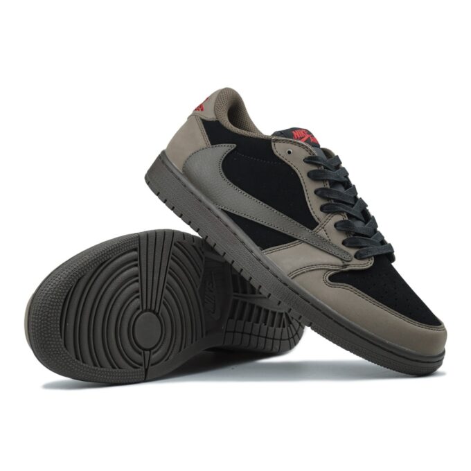 Nike Air Jordan 1 Low x Travis Scott Brown Black - Зображення 4