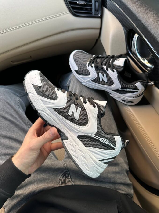 New Balance 530 Black White 2 - Зображення 4