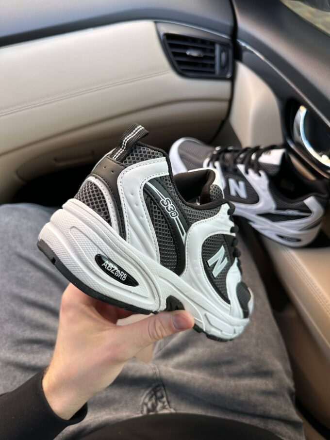 New Balance 530 Black White 2 - Зображення 5