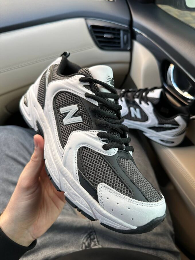 New Balance 530 Black White 2 - Зображення 3