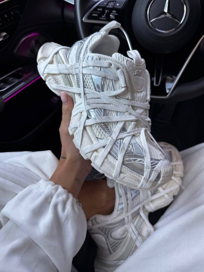 Balenciaga 3XL Extreme Lace White/Silver