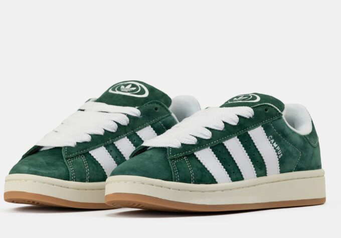 Adidas Campus Dark Green White - Зображення 3
