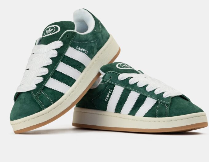 Adidas Campus Dark Green White - Зображення 4