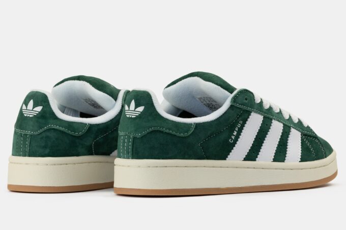 Adidas Campus Dark Green White - Зображення 6