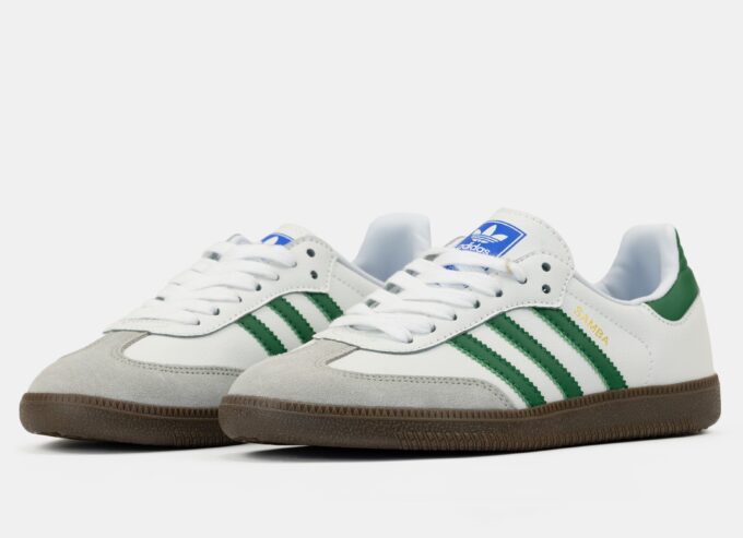 Adidas Samba White Green - Зображення 3