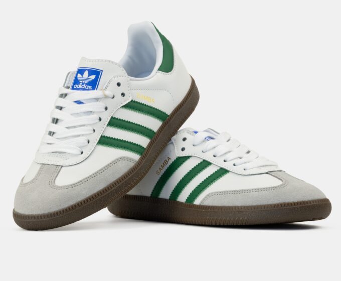 Adidas Samba White Green - Зображення 4