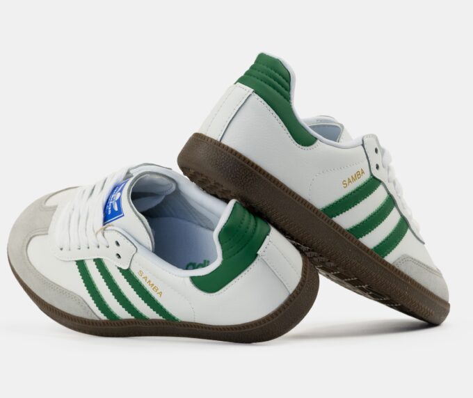 Adidas Samba White Green - Зображення 5