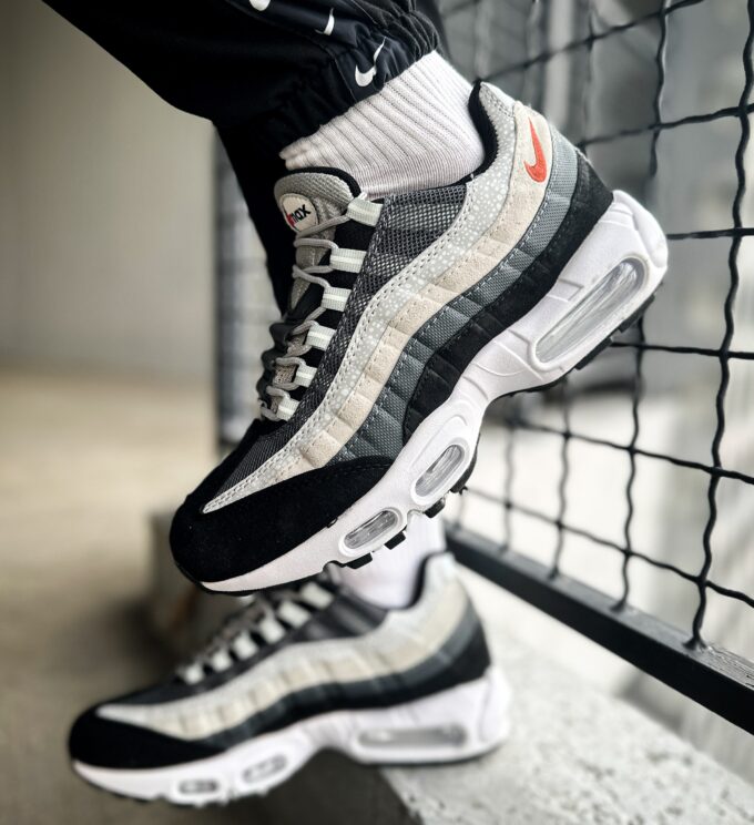 Nike Air Max 95 Wolf Grey Rugged Orange - Зображення 3