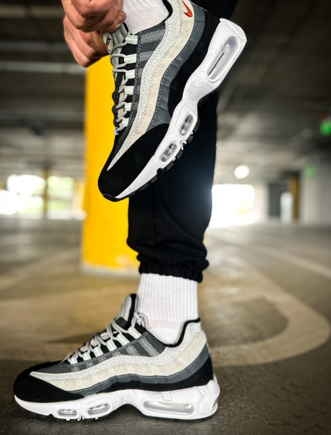 Nike Air Max 95 Wolf Grey Rugged Orange - Зображення 4