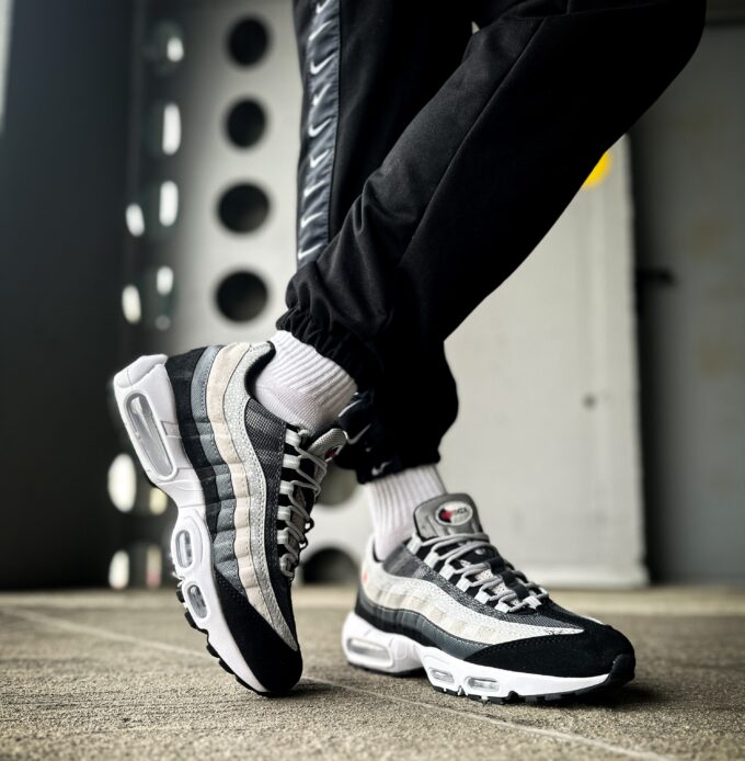 Nike Air Max 95 Wolf Grey Rugged Orange - Зображення 2