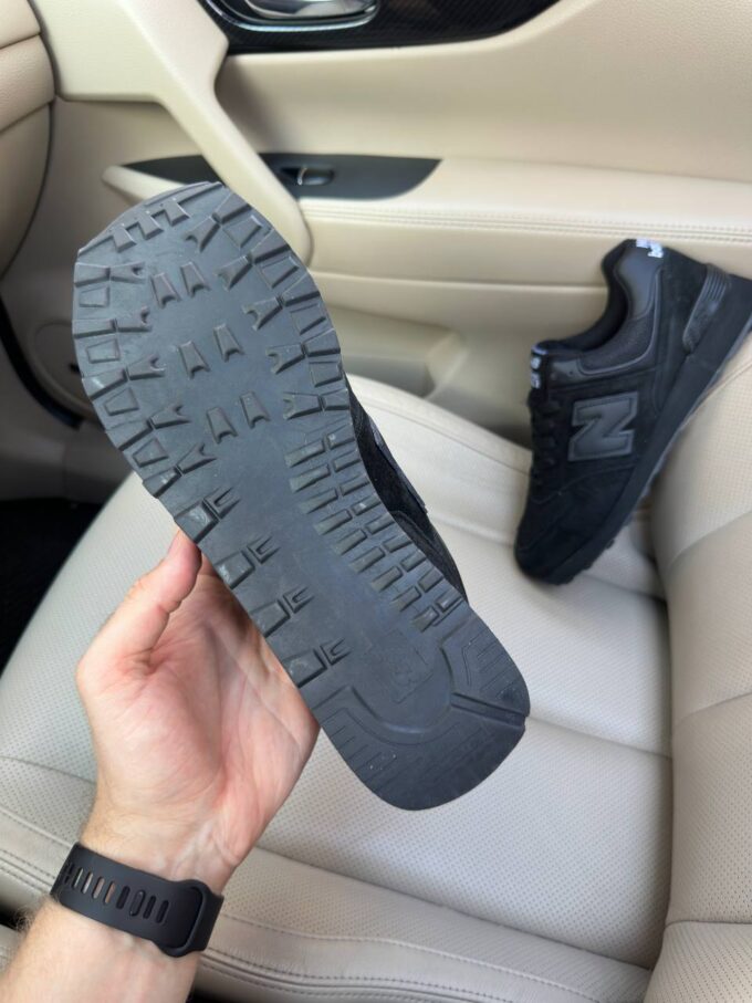 New Balance 574 Full Black - Зображення 7