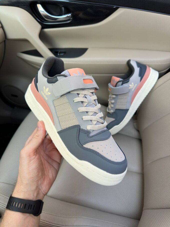 Adidas Forum Grey Dark Blue - Зображення 2