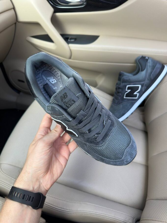 New Balance 574 Dark Grey - Зображення 3