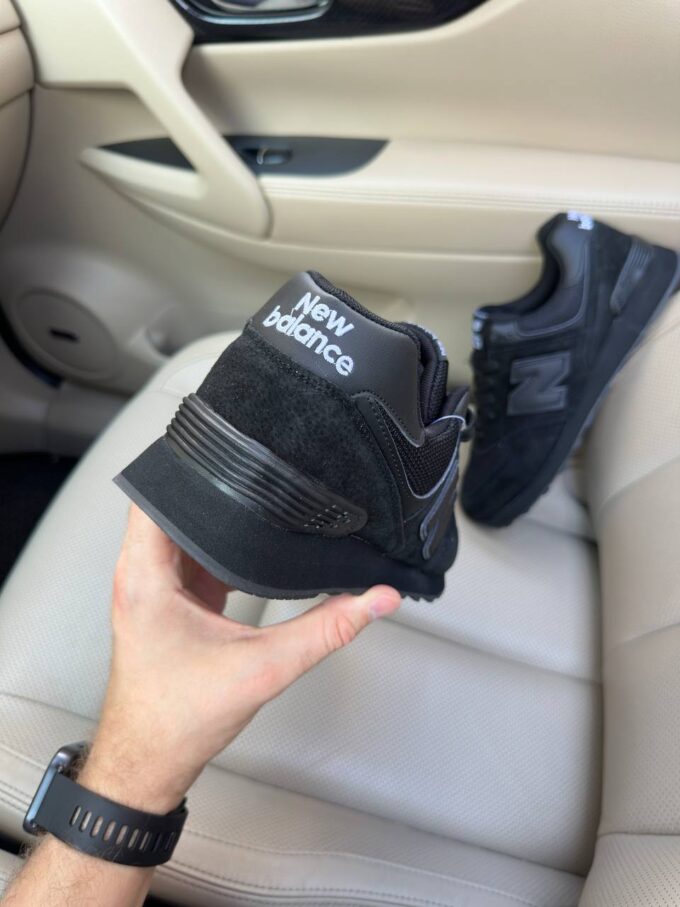 New Balance 574 Full Black - Зображення 6