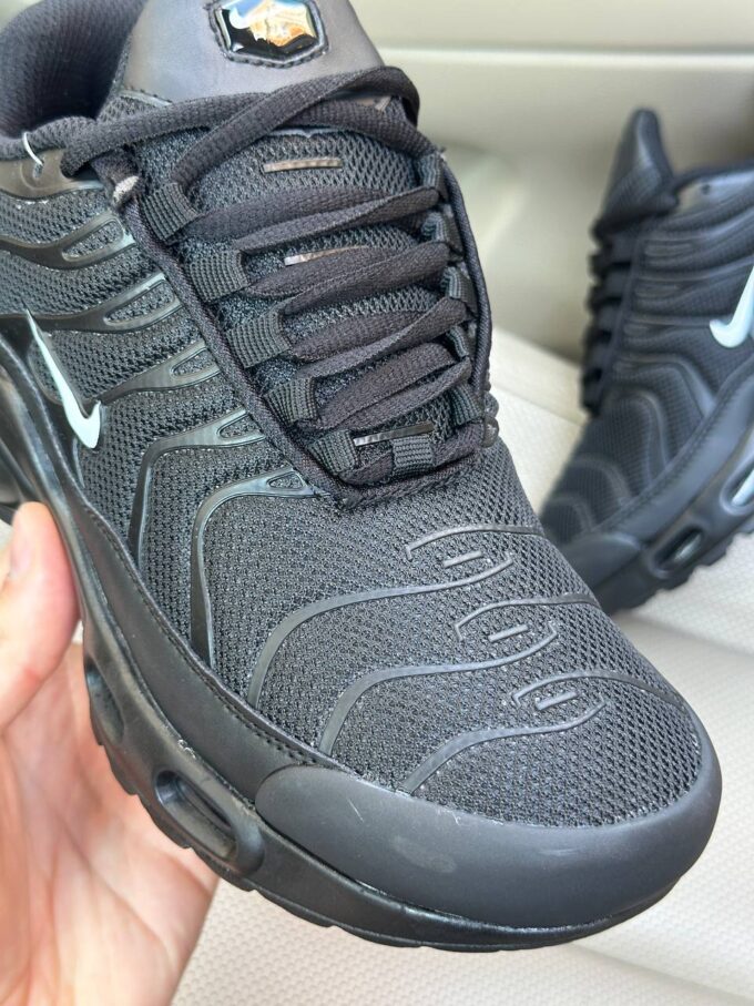 Nike Air Max TN Plus Full Black White Logo - Зображення 4