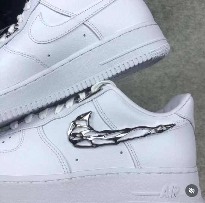 Nike Air Force 1 Low Molten Metal Silver - Зображення 7