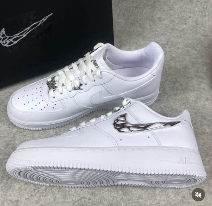 Nike Air Force 1 Low Molten Metal Silver - Зображення 6