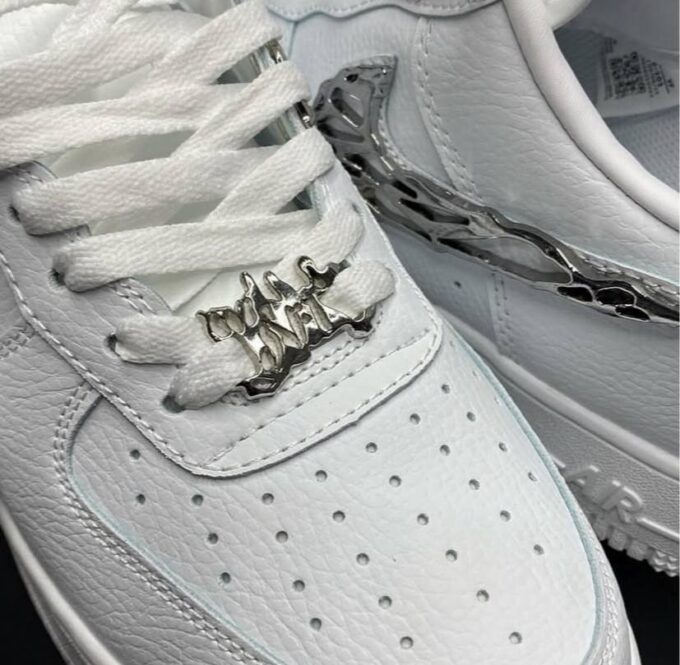 Nike Air Force 1 Low Molten Metal Silver - Зображення 9