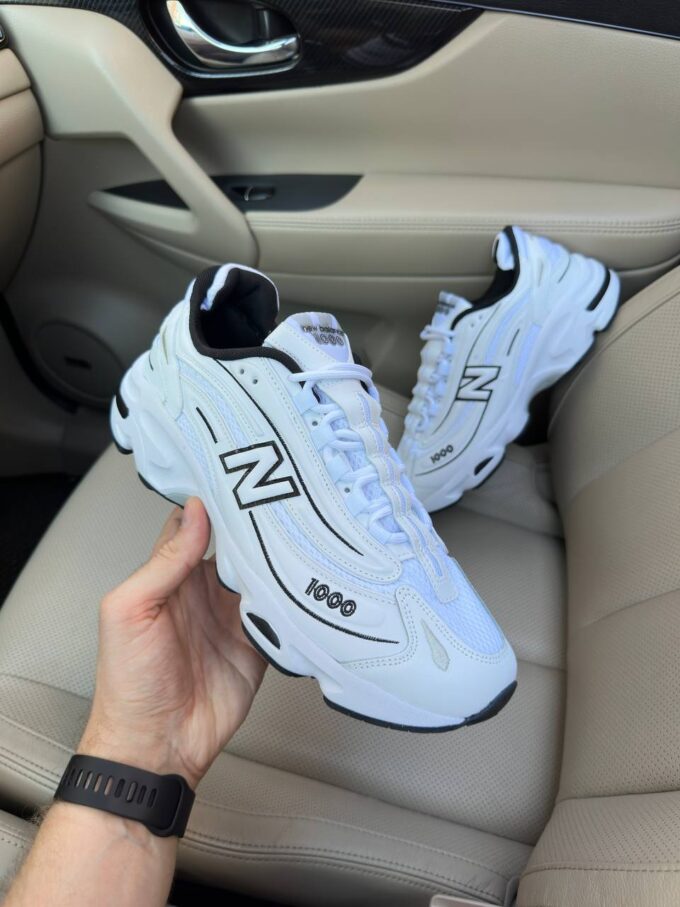 New Balance 1000 White Black - Зображення 2