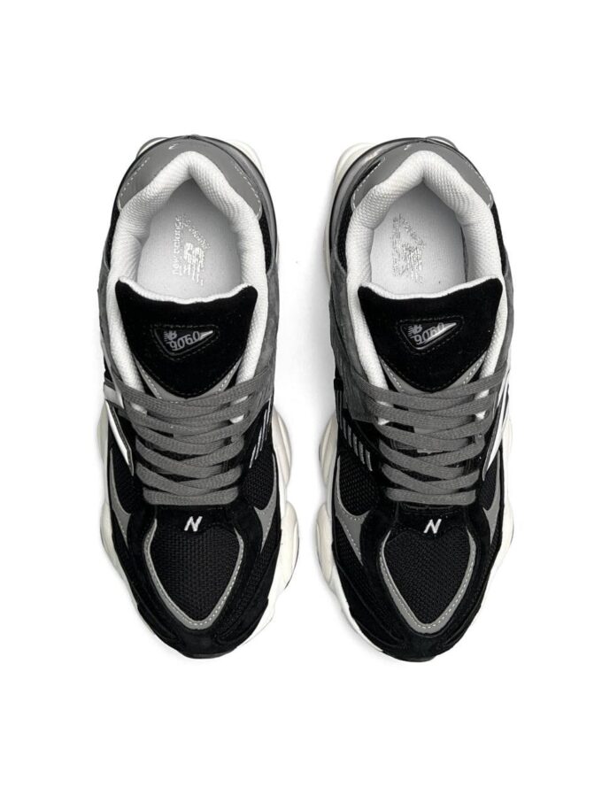 New Balance 9060 Black Grey White Cordura - Зображення 5