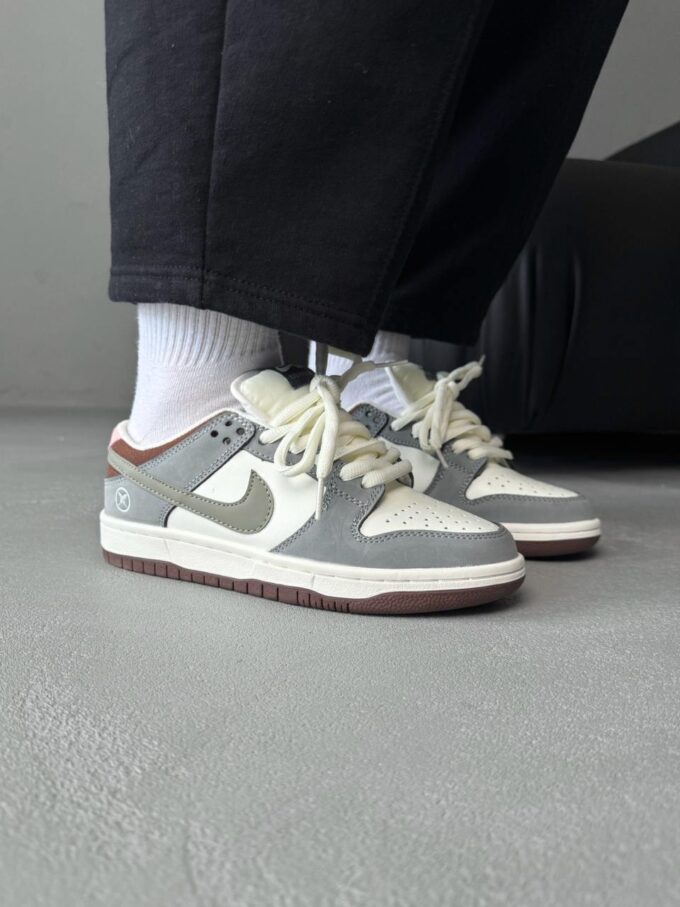 Nike SB Dunk Grey/White/Brown - Зображення 4
