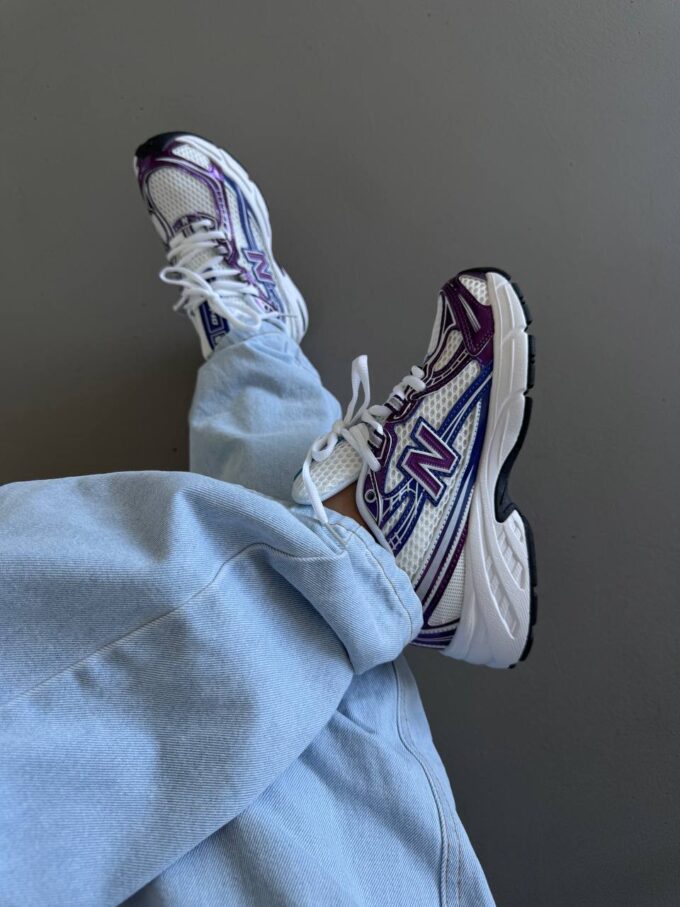 New Balance 740 White / Purple Metallic - Зображення 4