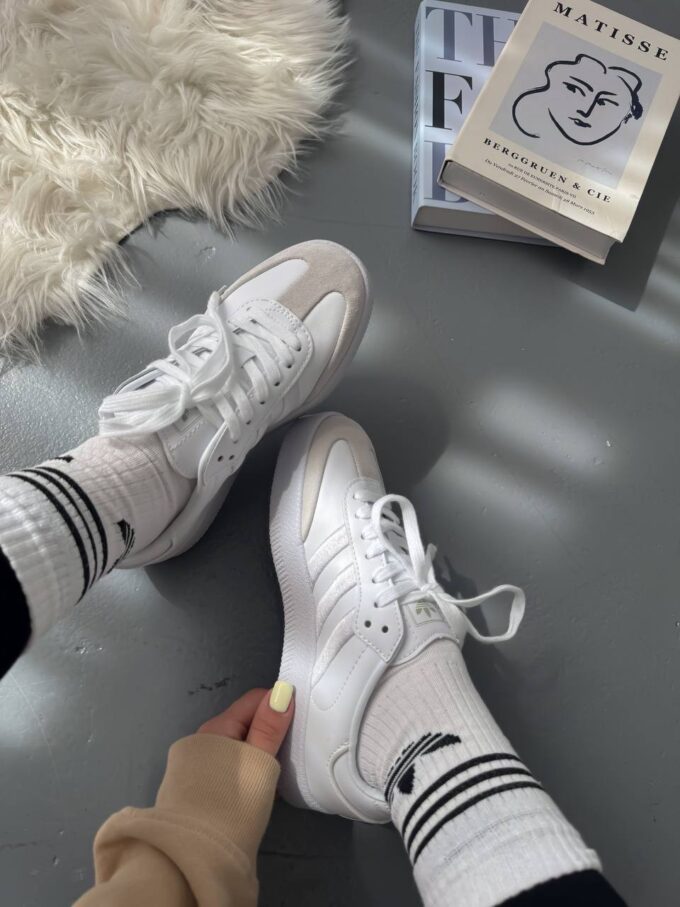 Adidas Samba Platform Full White - Зображення 6