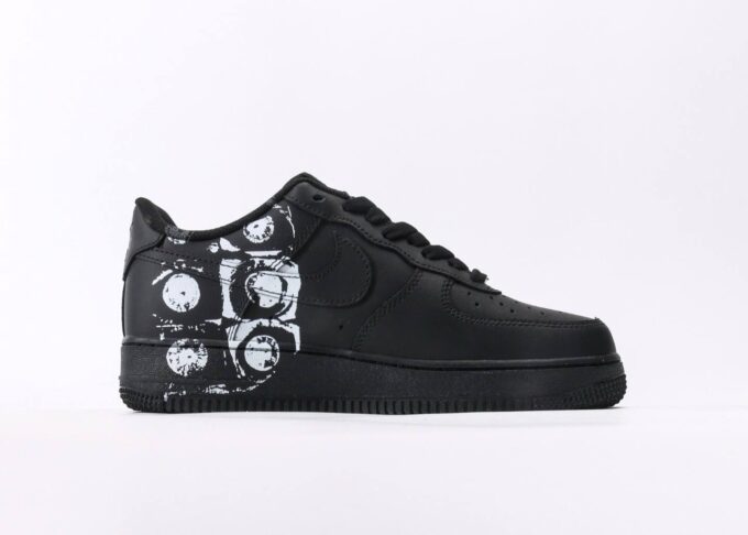 Nike Air Force 1 Low х Comme des Garçons Supreme Black - Зображення 2