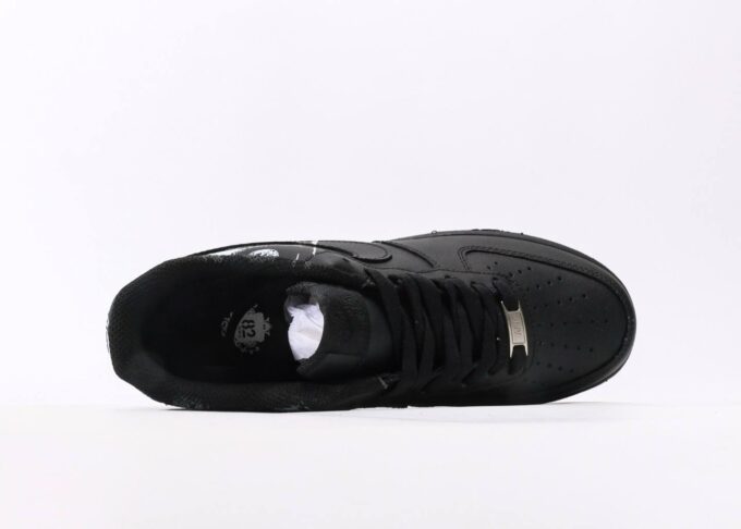 Nike Air Force 1 Low х Comme des Garçons Supreme Black - Зображення 4