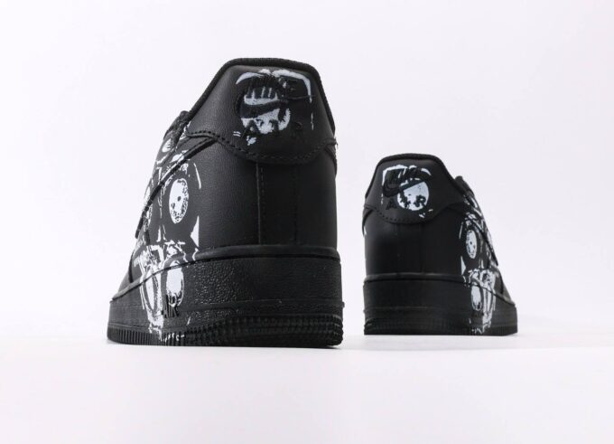 Nike Air Force 1 Low х Comme des Garçons Supreme Black - Зображення 5