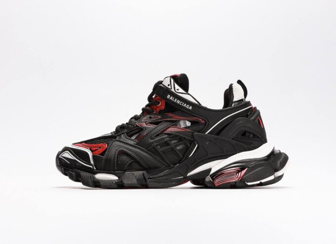 Balenciaga Track 2 Trainer Black Red