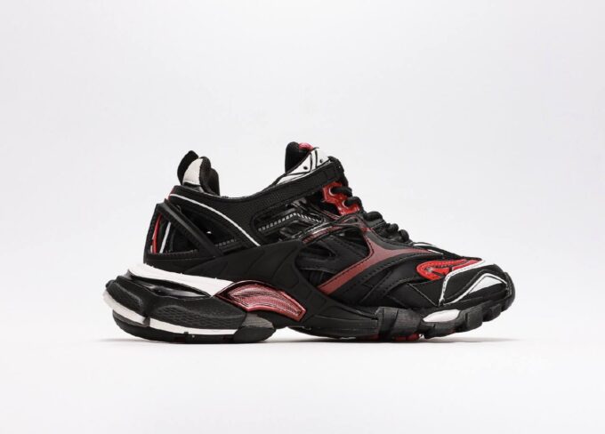 Balenciaga Track 2 Trainer Black Red - Зображення 2