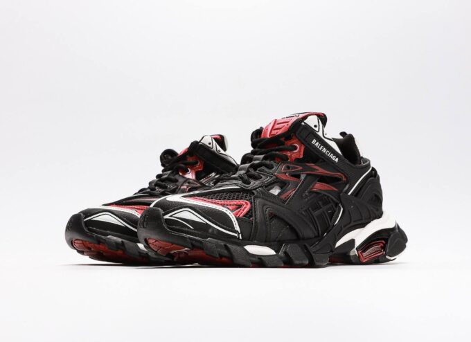Balenciaga Track 2 Trainer Black Red - Зображення 3