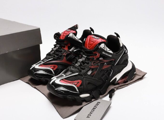 Balenciaga Track 2 Trainer Black Red - Зображення 4