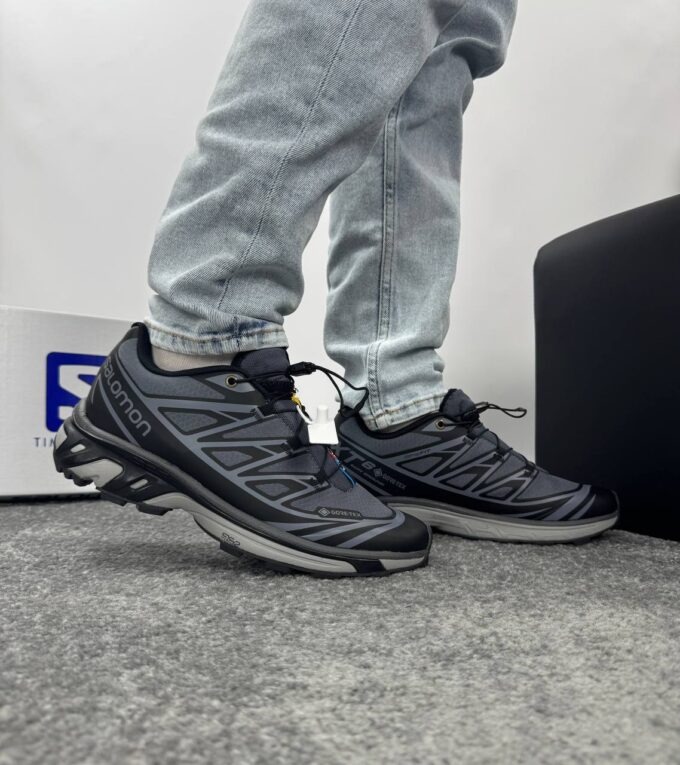 Salomon XT-6 Dark Silver Gore Tex